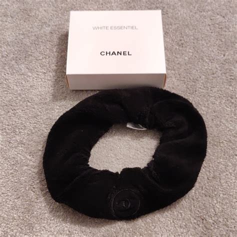 white chanel headband|Chanel skincare headband.